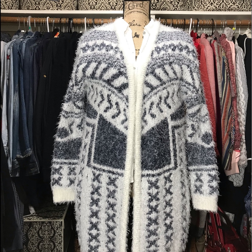 ECOTE Long Fuzzy Sweater